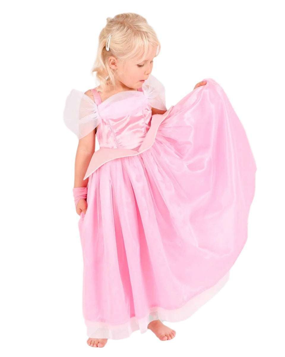 Den Goda Fen "Prinsessa Ruusunen" Pinkki Prinsessamekko 2-4 98-104 cm