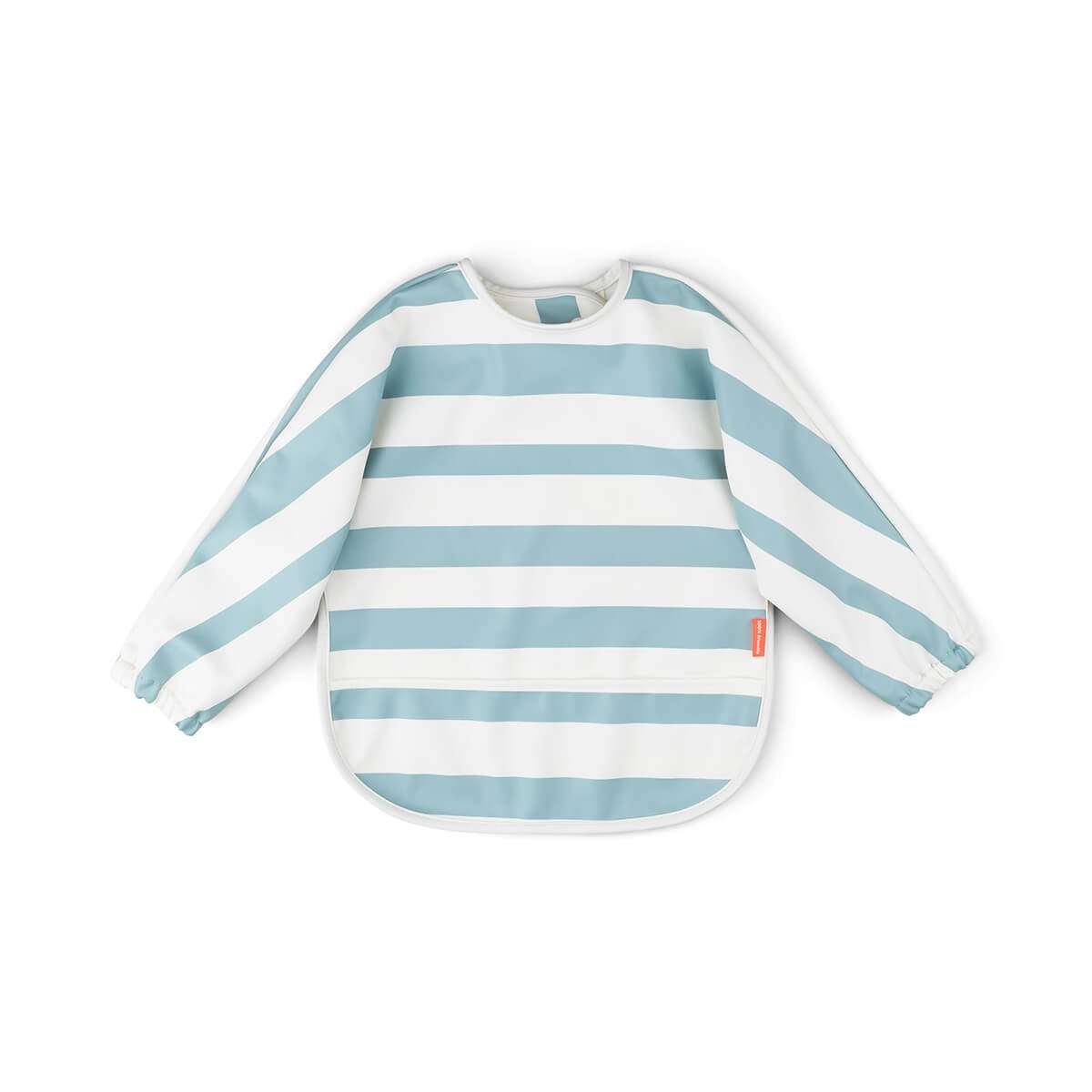 Done by Deer Raidallinen Ruokalappu Hihoilla Blue