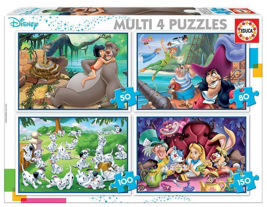 Disney Classics 4 palapeliä, Paloja 50-150