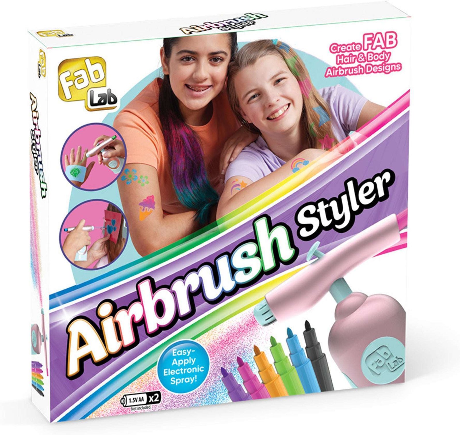 Fablab Airbrush Styler Puhallustussi Leikkisetti