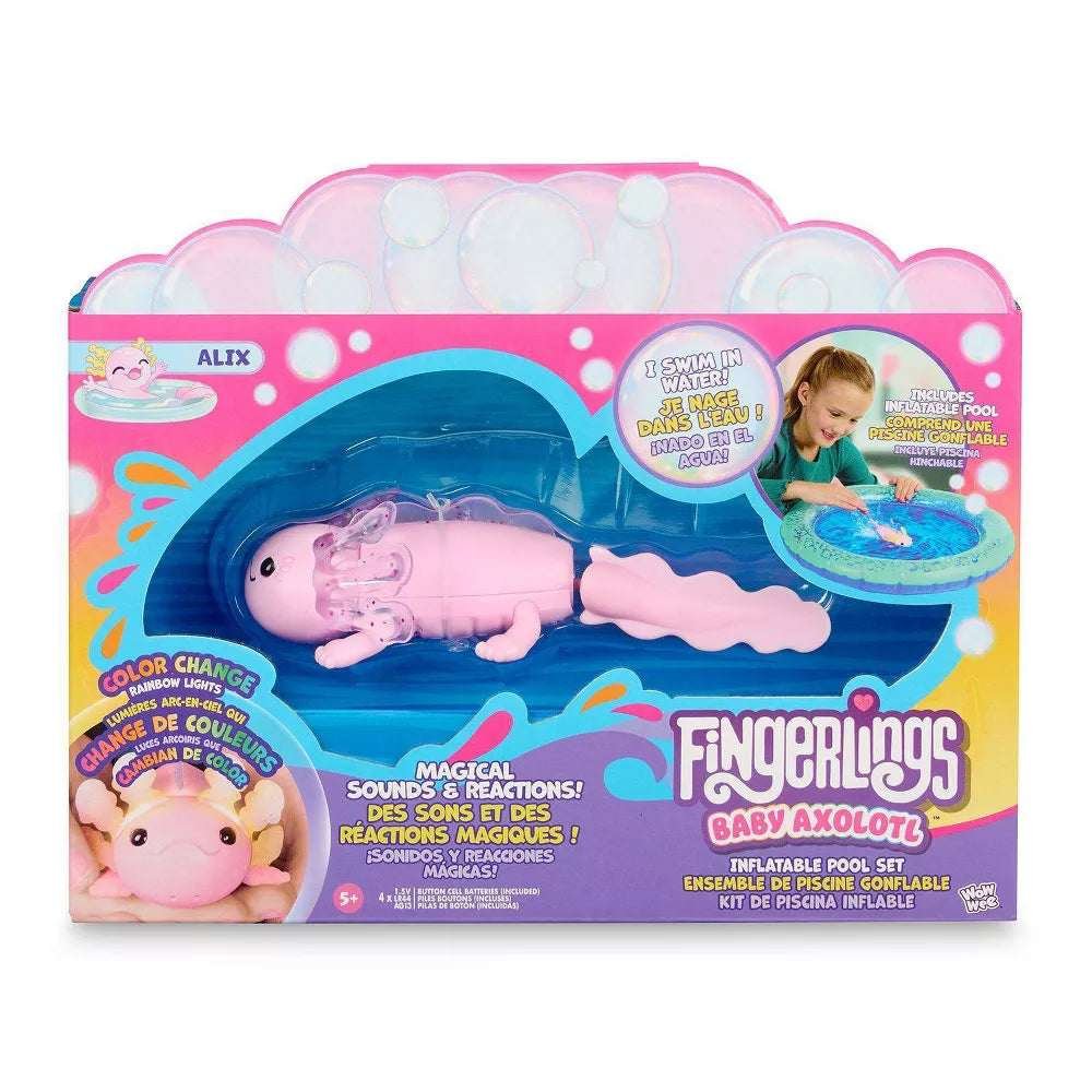 Fingerlings Interaktiivinen Aksolotli ja Uima-allas