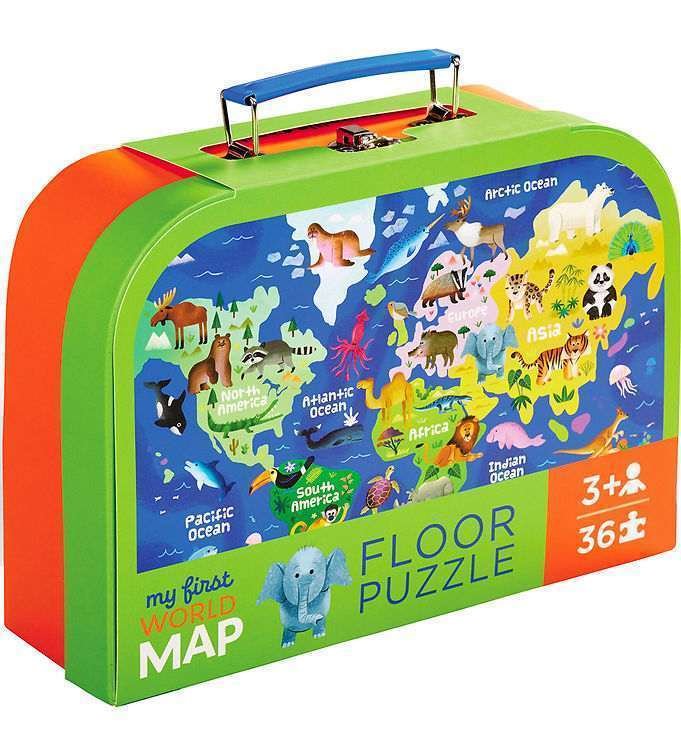 Crocodile Creek My First World Map Lattiapalapeli 36 Palaa