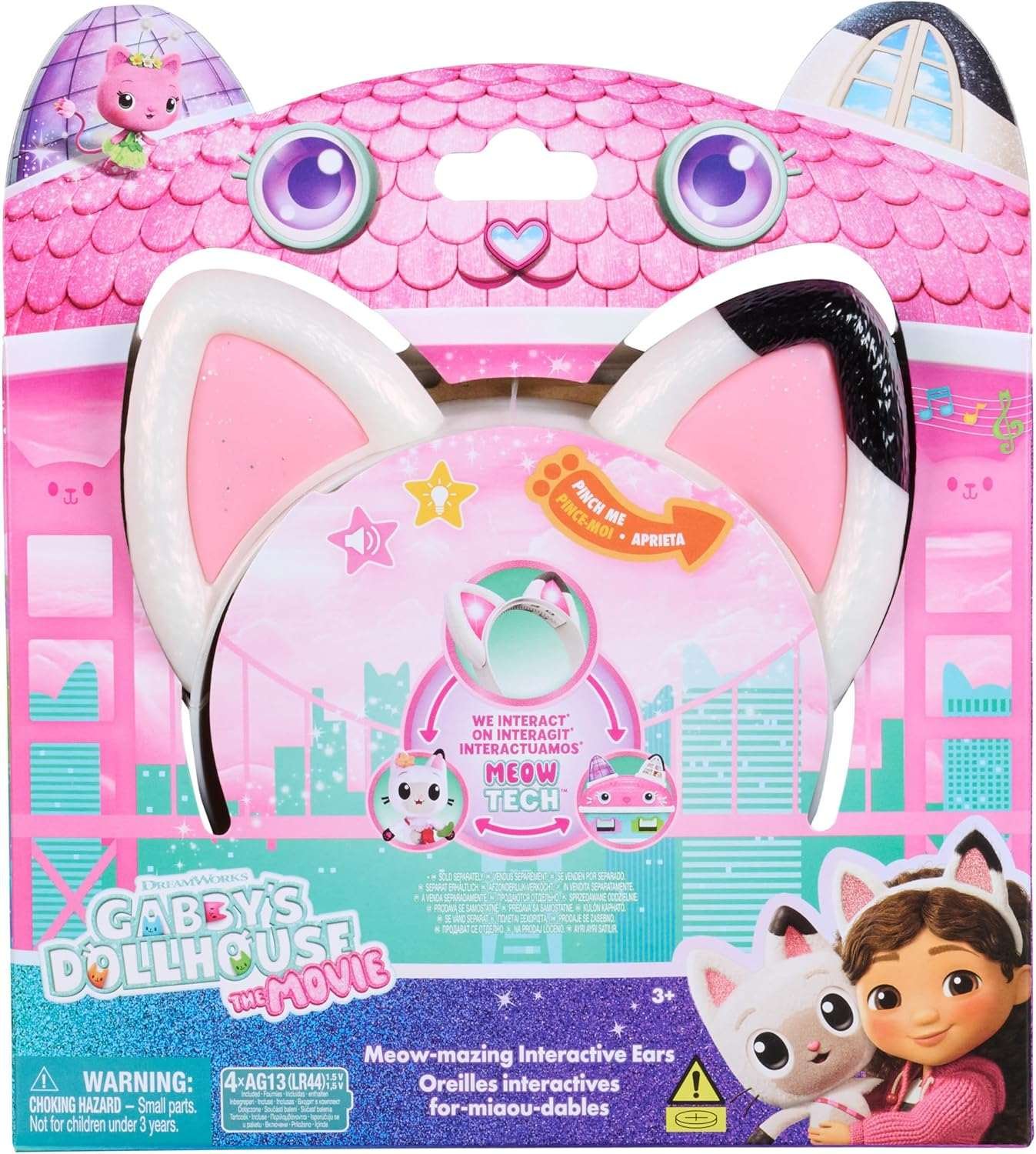 Gabby's Dollhouse The Movie Taikakorvat Äänillä ja Valolla