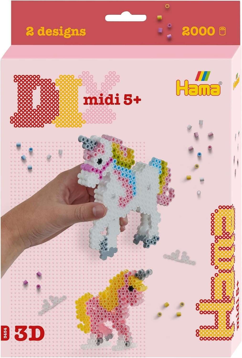 Hama Midi Yksisarvinen 3D 2000 Helmeä