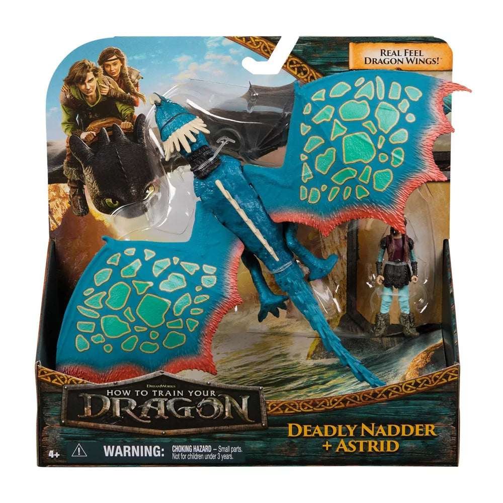 How To Train Your Dragon Deadly Nadder + Astrid
