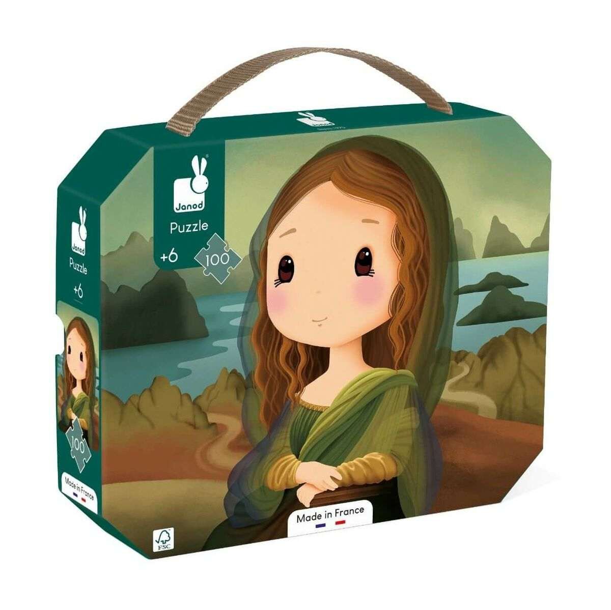 Janod 100 Palan Palapeli Mona Lisa