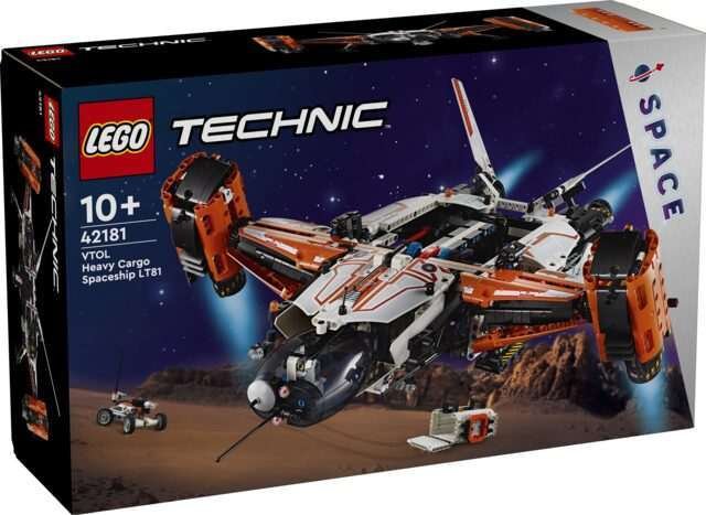 LEGO Technic 42181 VTOL Raskaan Kuorman Avaruusalus LT81 - Käytetty