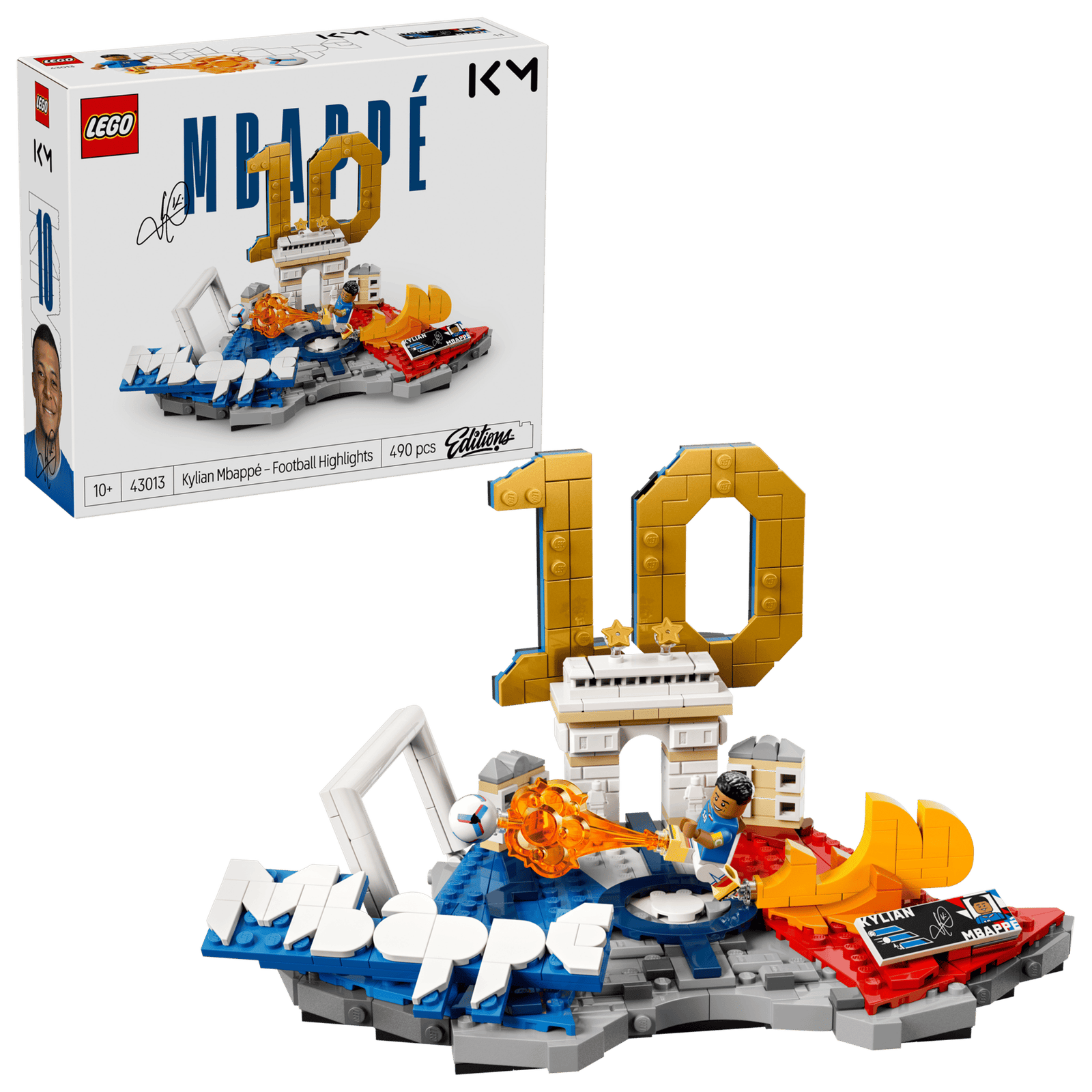 LEGO 43013 Kylian Mbappé – Jalkapallon Tähtihetket