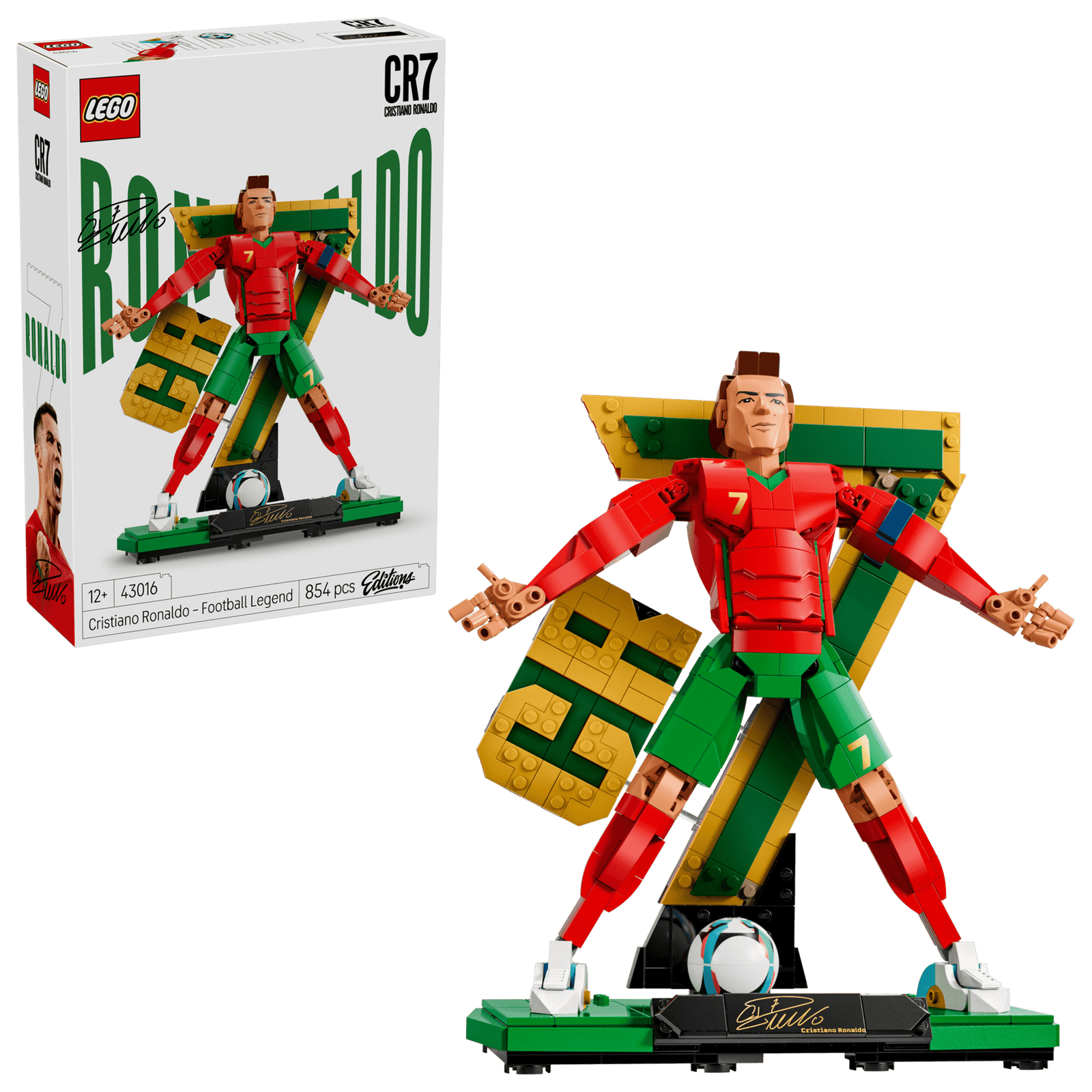 LEGO 43016 Cristiano Ronaldo – Jalkapallolegenda