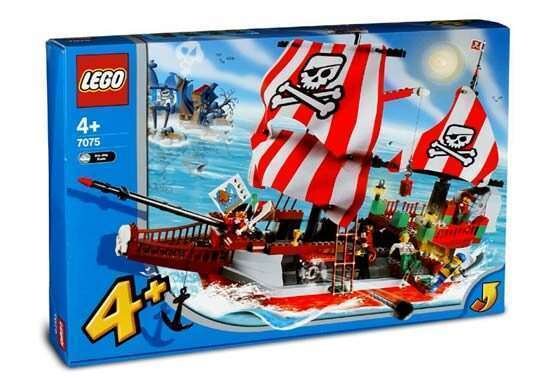 LEGO 7075 Captain Redbeard's Pirate Ship - Käytetty