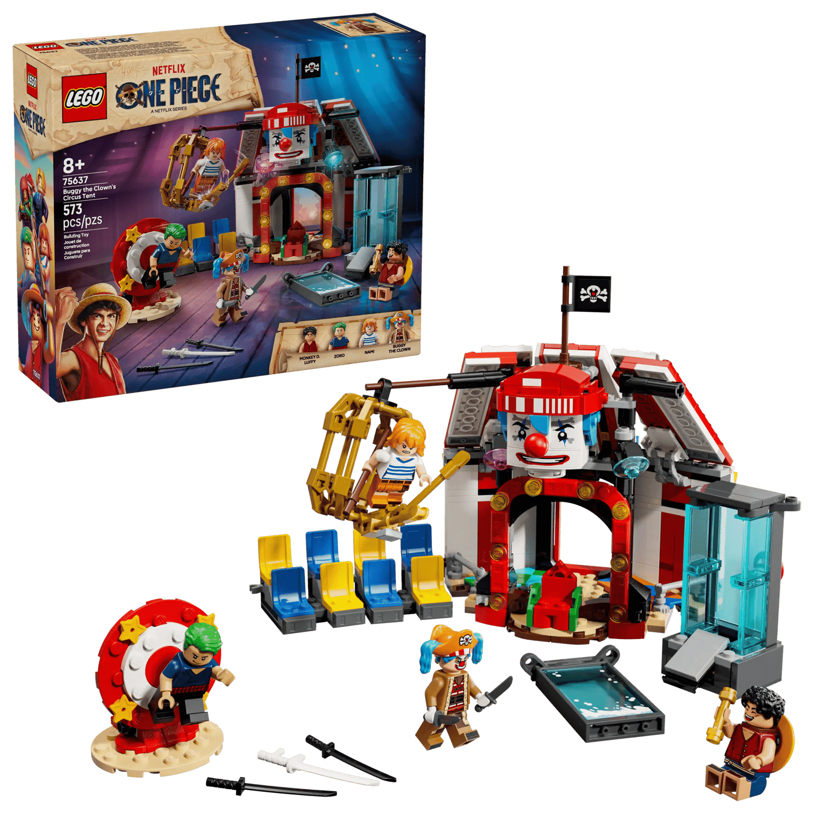 LEGO 75637 One Piece Buggy-Klovnin Sirkusteltta