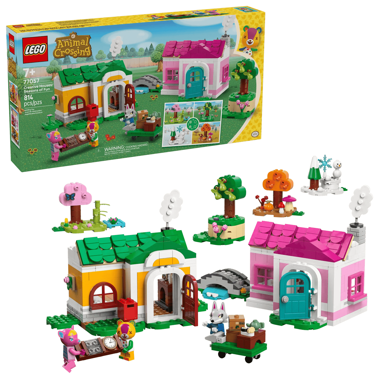 LEGO 77057 Animal Crossing Luovat Talot: Hauskat Vuodenajat