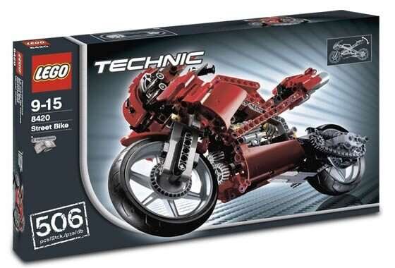 LEGO Technic 8420 Street Bike – Käytetty