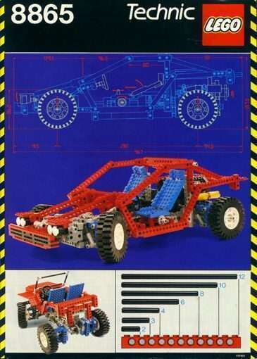 LEGO Technic 8865 Testiauto – Käytetty