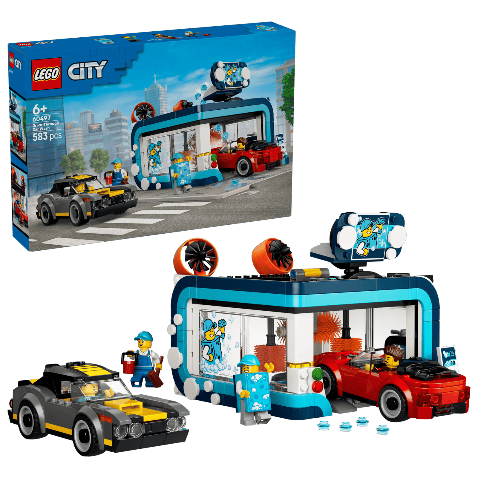 LEGO City 60497 Läpiajettava Autopesula