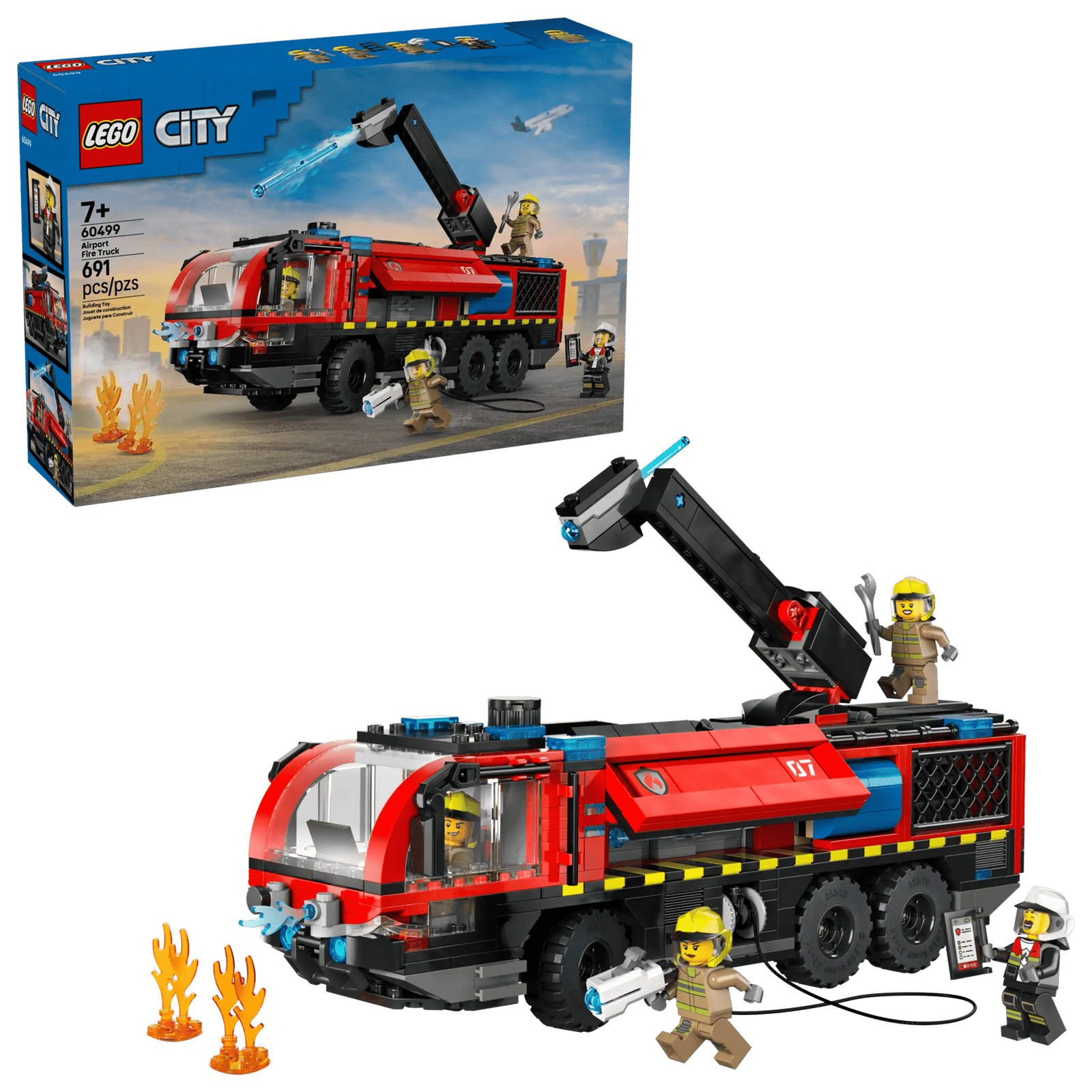 LEGO City 60499 Lentokentän Paloauto