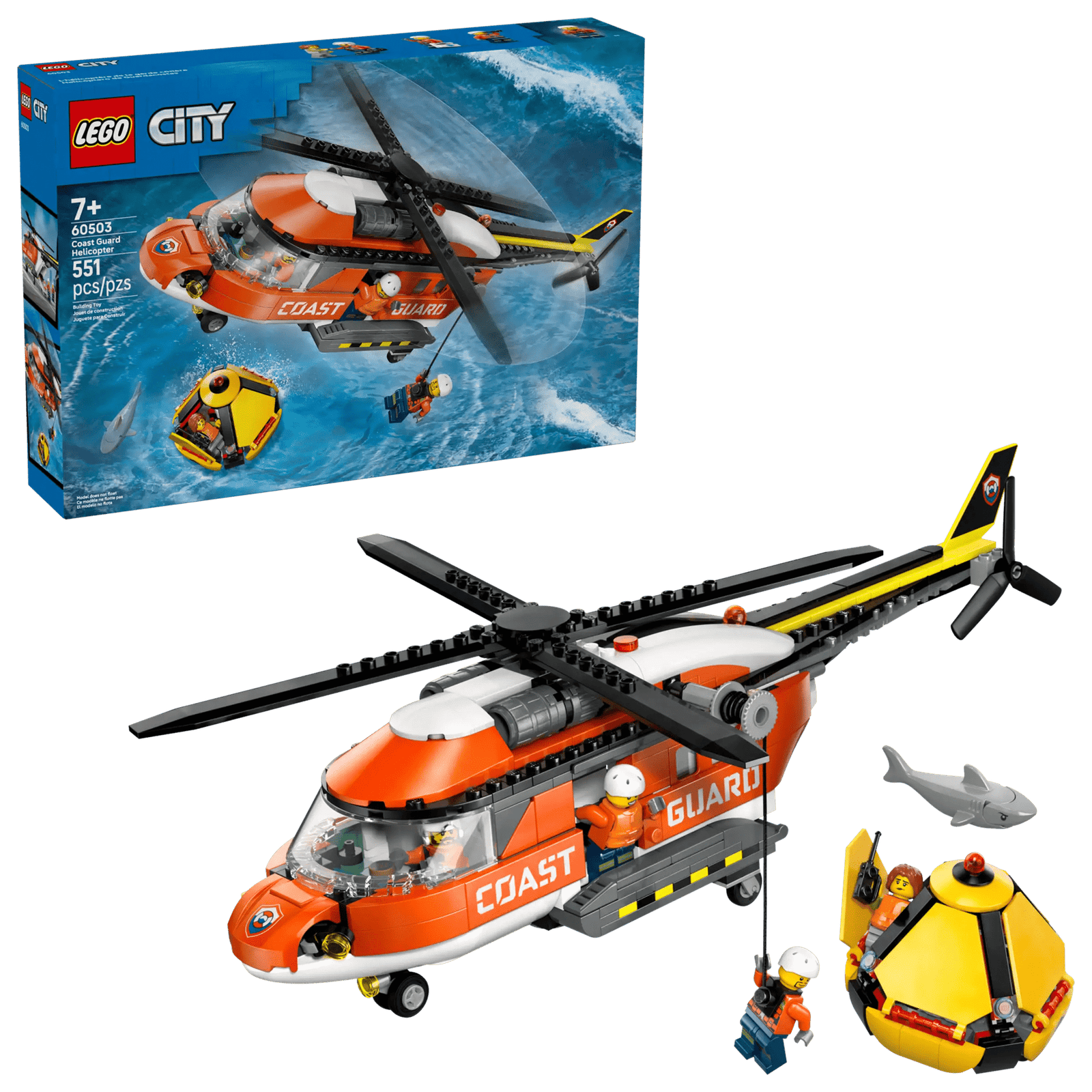 LEGO City 60503 Rannikkovartioston Helikopteri
