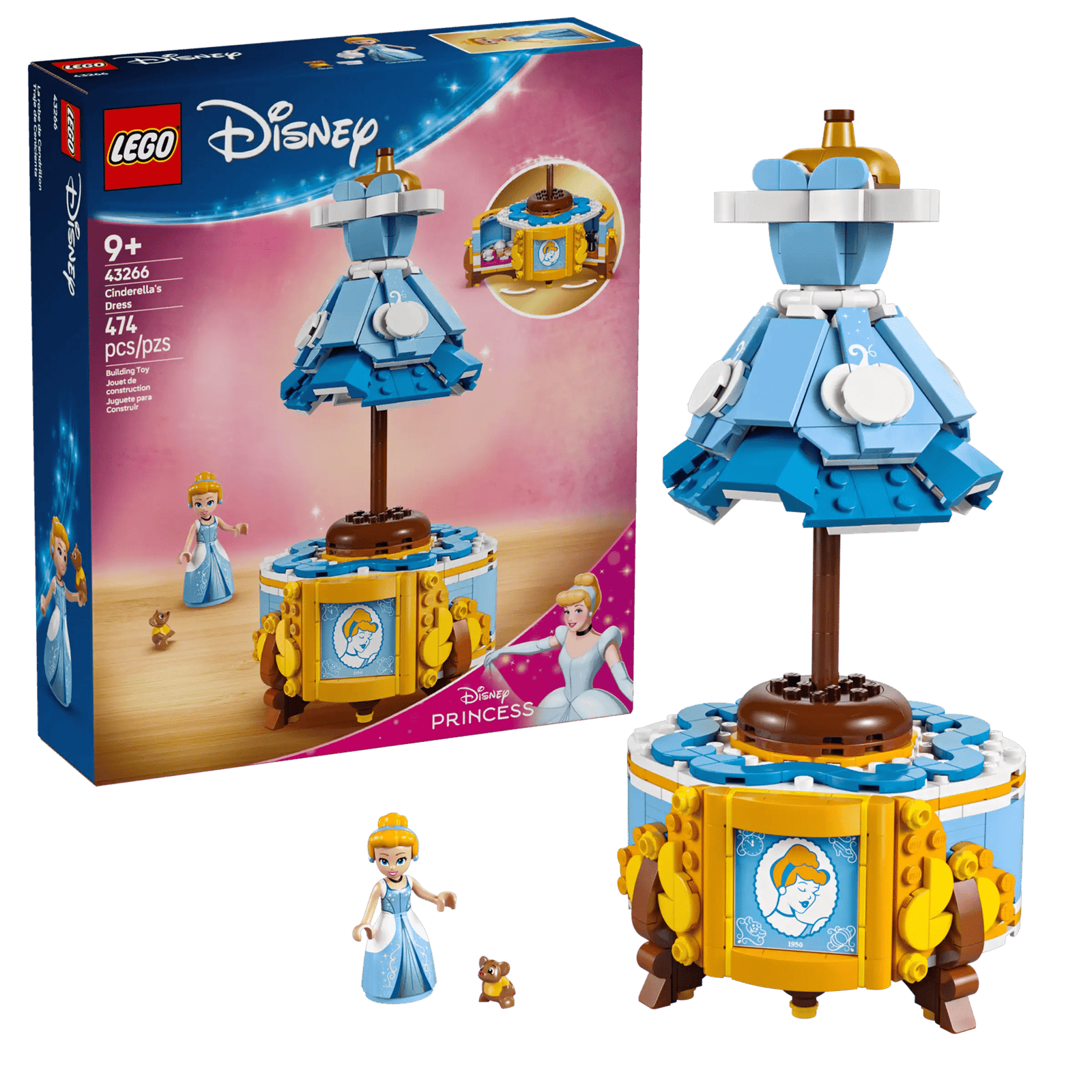 LEGO Disney 43266 Tuhkimon Mekko
