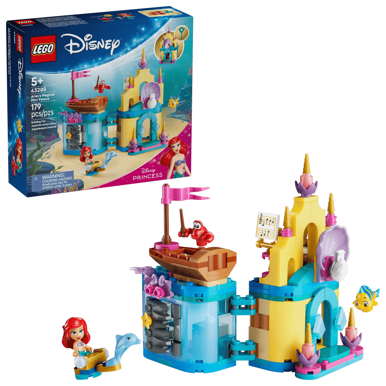 LEGO Disney 43285 Arielin Taianomainen Palatsi Minikoossa