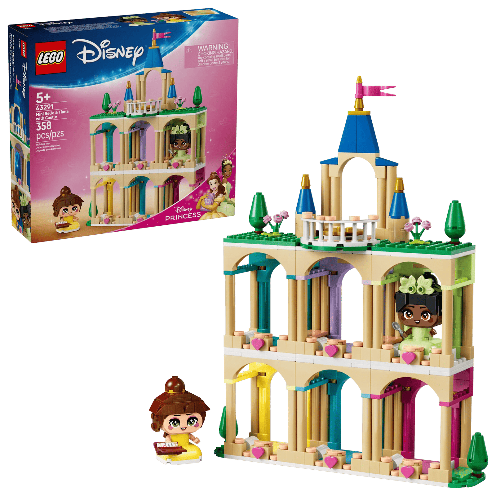LEGO Disney 43291 Bellen ja Tianan Linna Minikoossa