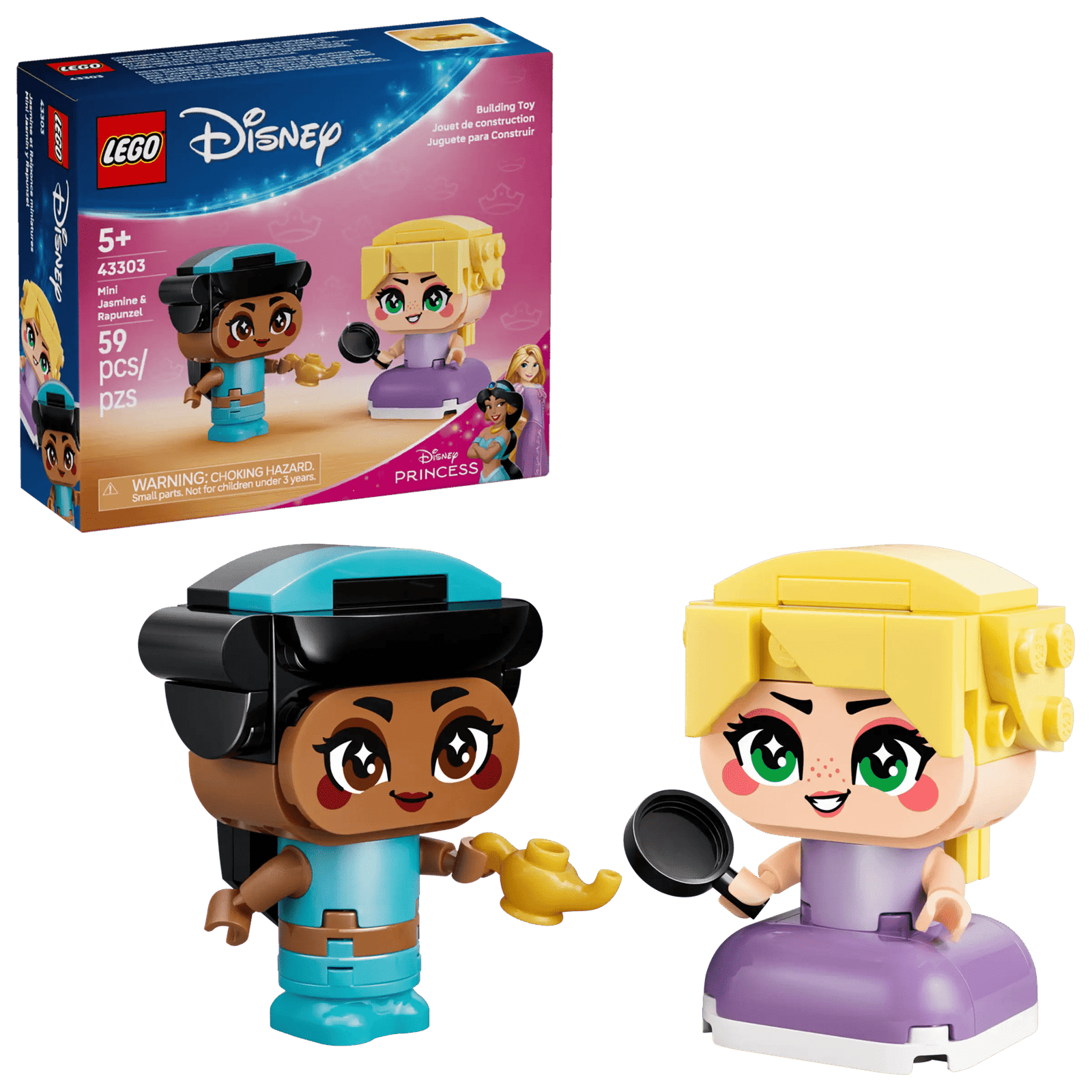 LEGO Disney 43303 Jasmine ja Tähkäpää Minikoossa