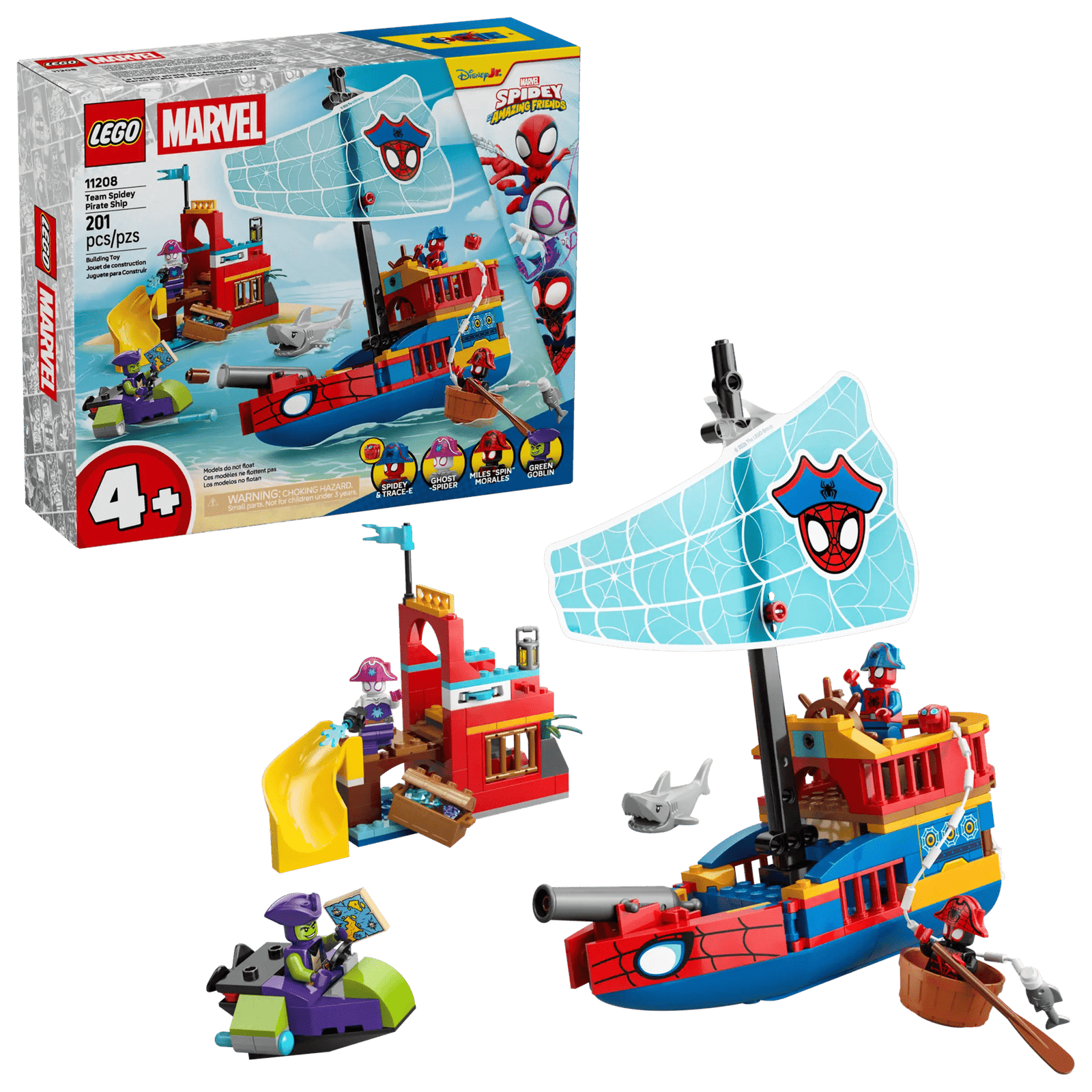 LEGO Marvel 11208 Spideyn Tiimin Merirosvolaiva