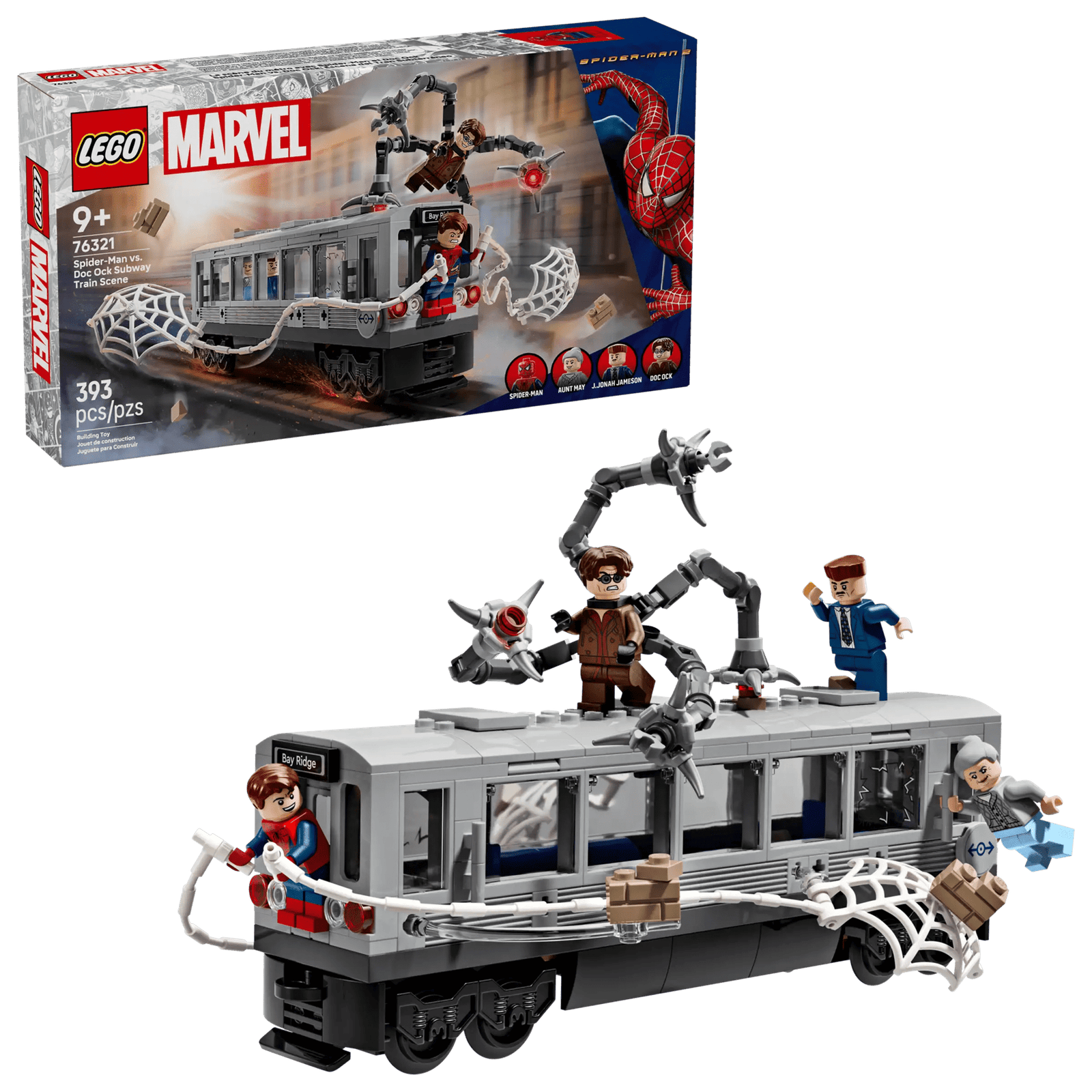 LEGO Marvel 76321 Spider-Man vastaan Doc Ock – Taistelu junassa