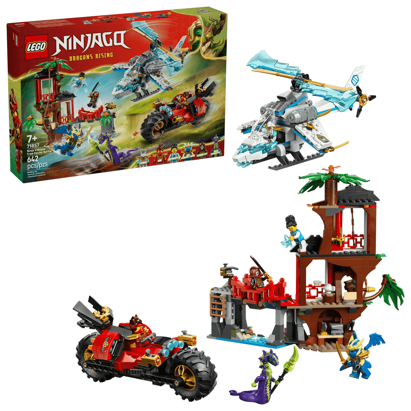 LEGO Ninjago 71857 Ninjamenopelit ja Puumajataistelu