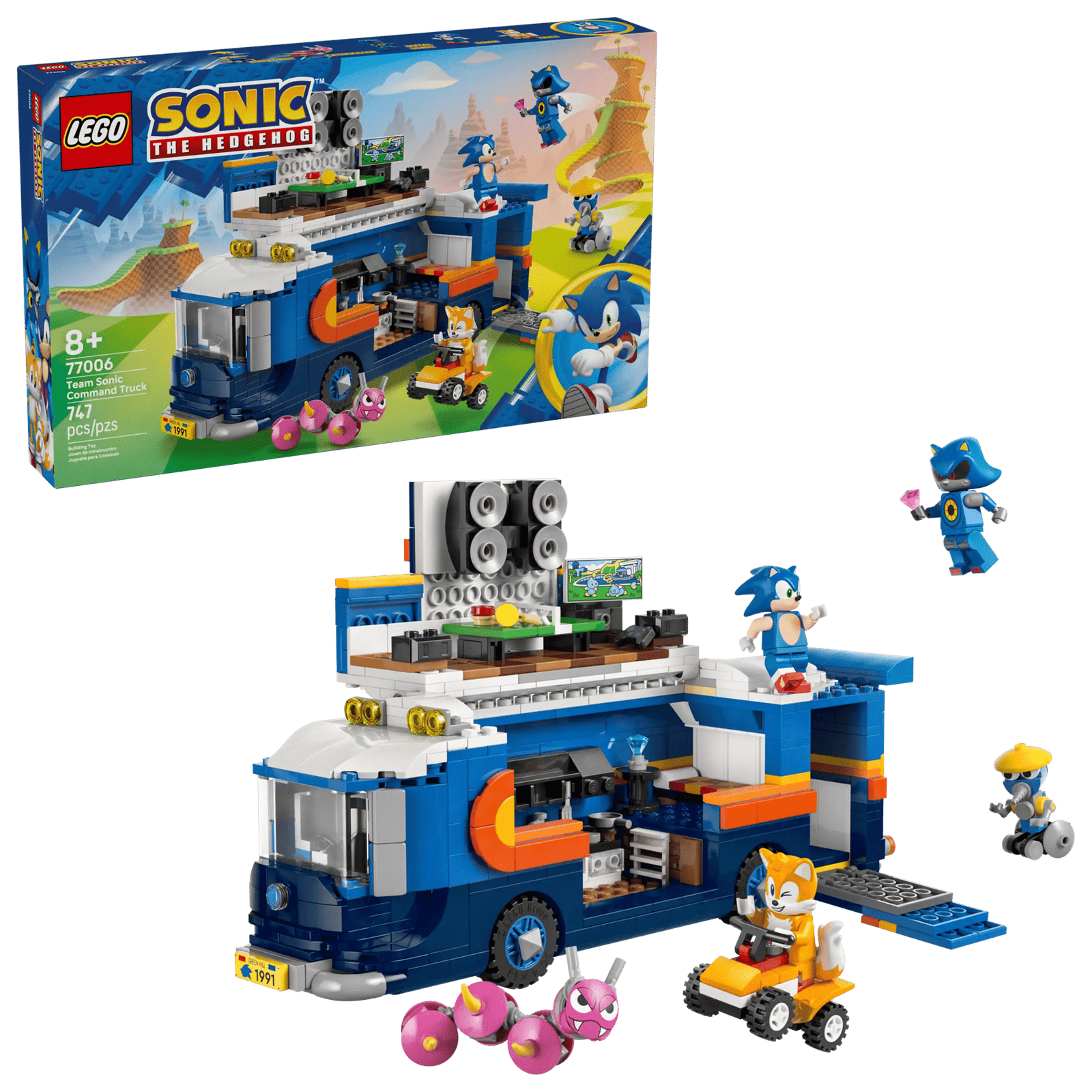 LEGO Sonic 77006 Sonic-Tiimin Liikkuva Komentokeskus