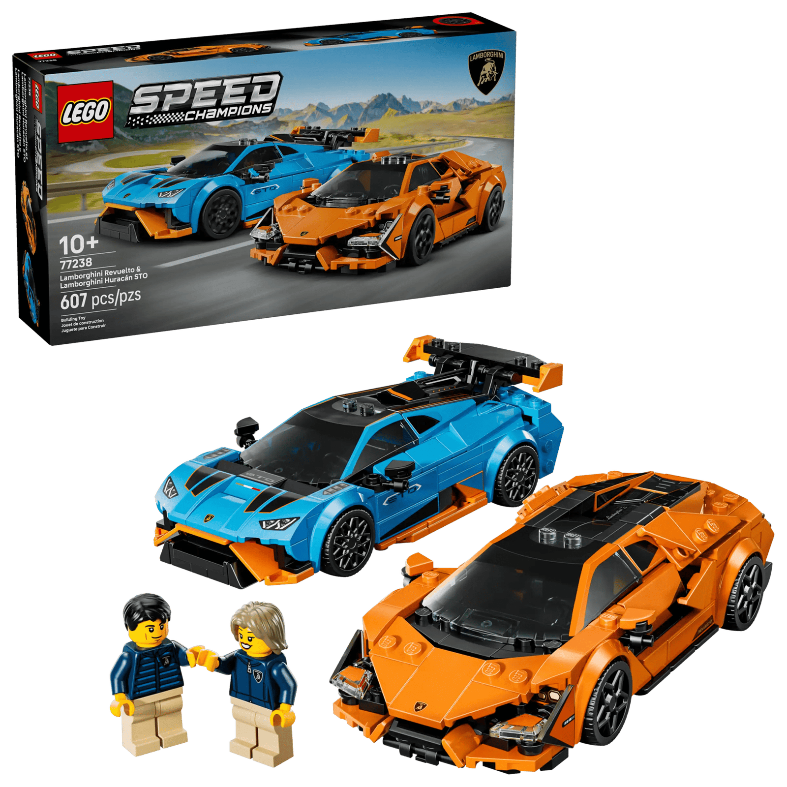LEGO Speed Champions 77238 Lamborghini Revuelto & Huracán STO