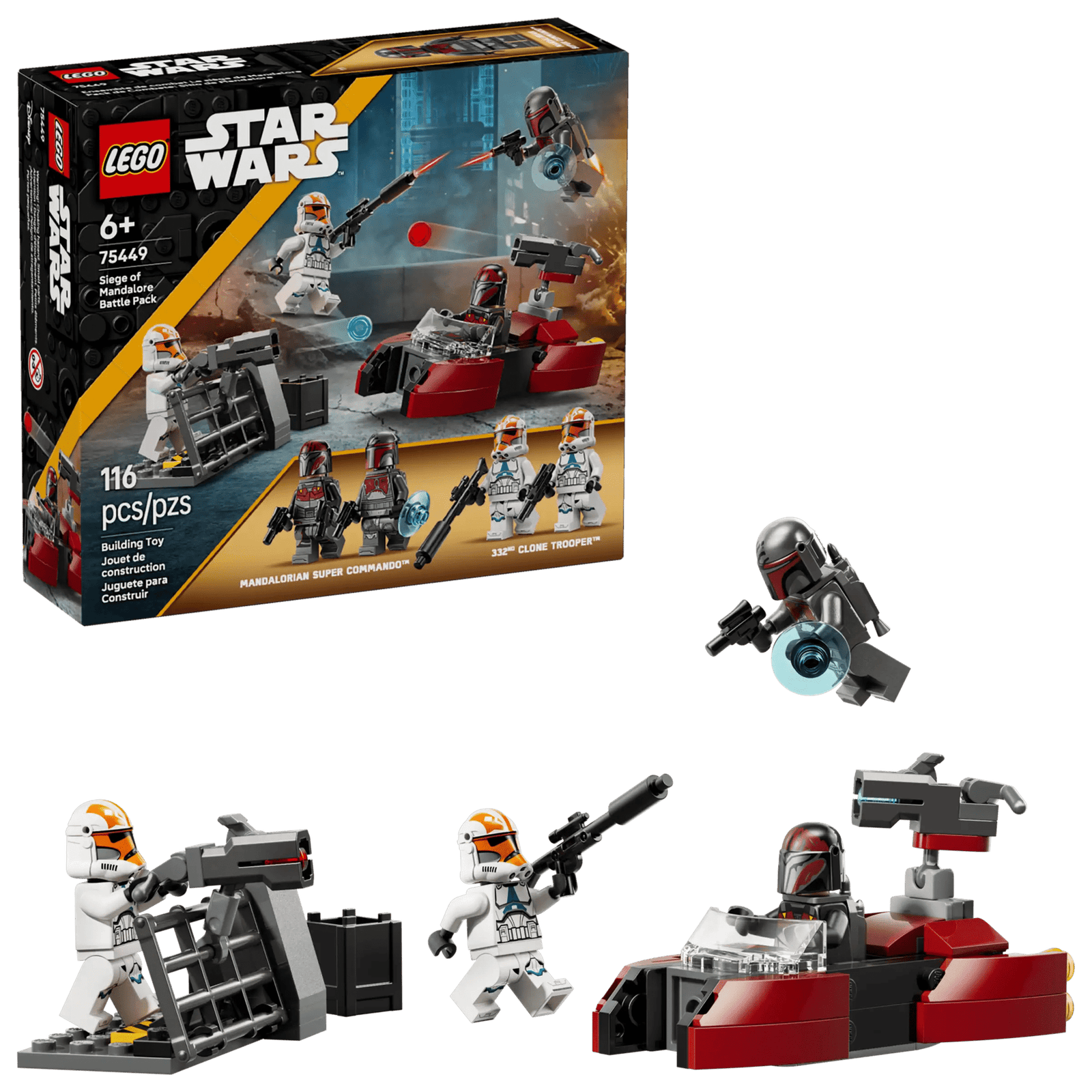 LEGO Star Wars 75449 Mandaloren Piiritys Taistelupakkaus