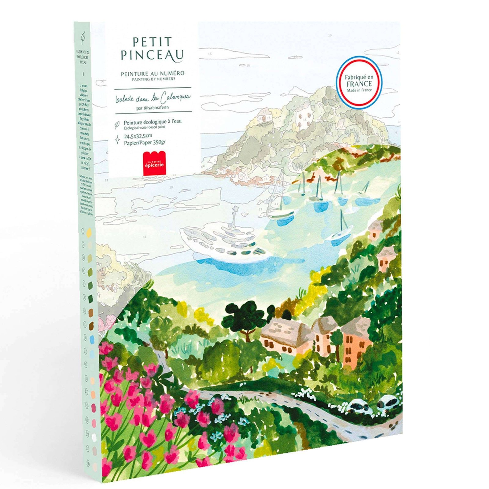 La Petite Épicerie Paint By Numbers/Numeromaalaus - Les Calanques by Sabina Fenn