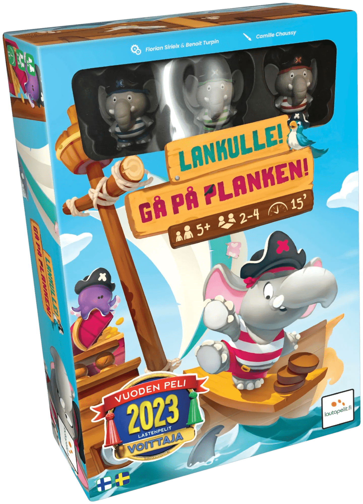 Lankulle! Gå på plankan! Lastenpeli