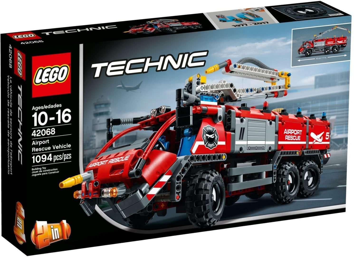 LEGO Technic 42068 Lentokentän Pelastusauto - Käytetty