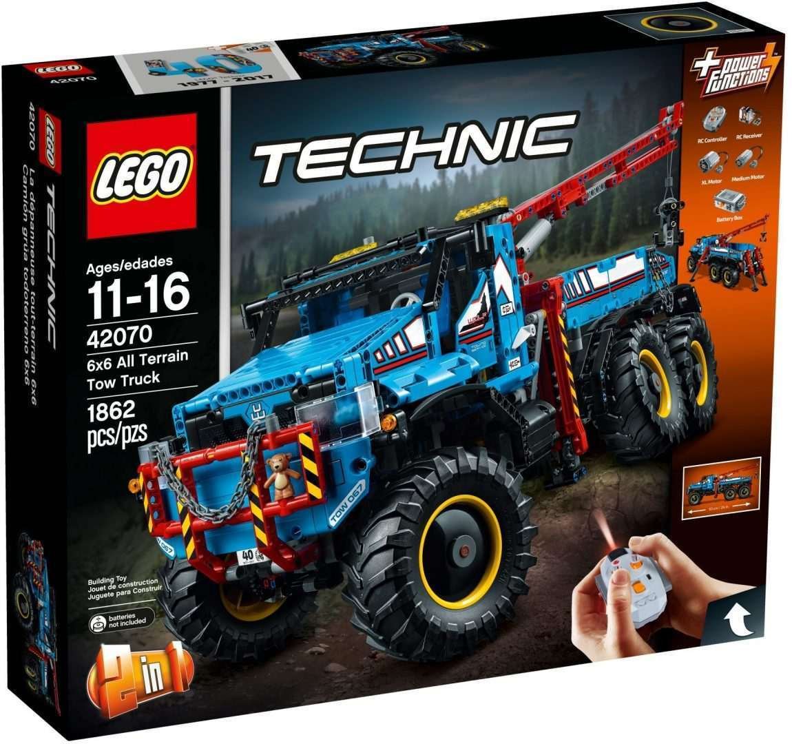 LEGO Technic 42070 Kuusivetoinen Maastohinausauto - Käytetty