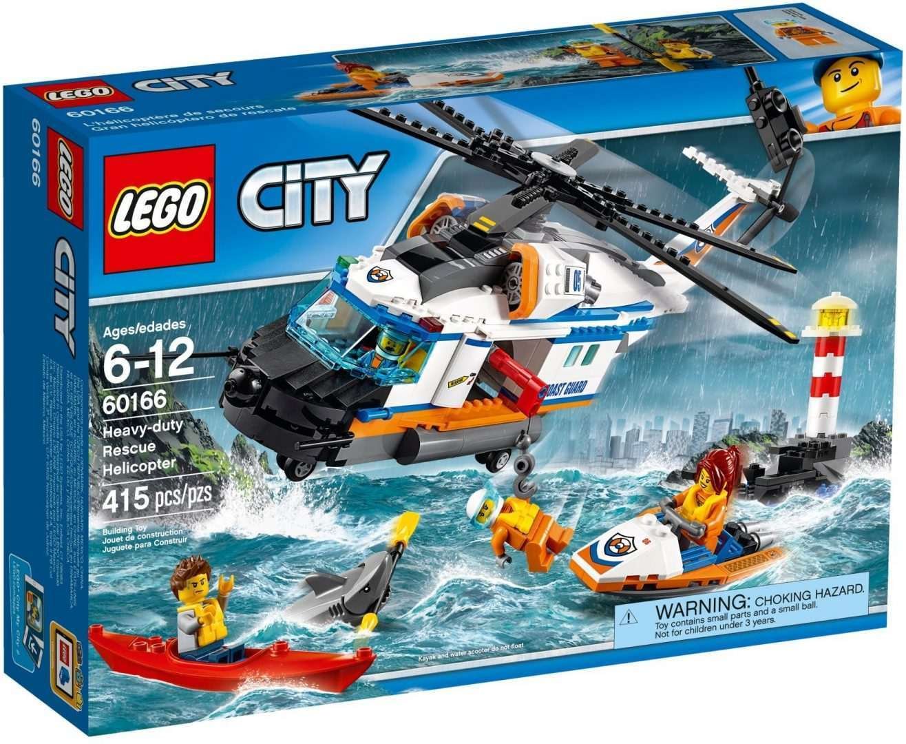 LEGO City 60166 Järeä Pelastushelikopteri