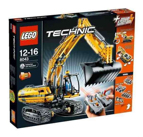 LEGO Technic 8043 Moottoroitu Kaivinkone - Käytetty