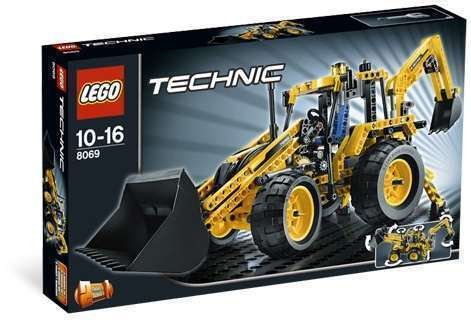 LEGO Technic 8069 Traktorikaivuri - Käytetty