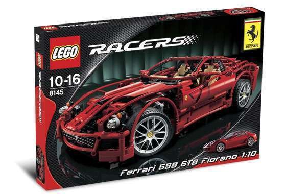 LEGO Racers 8145 Ferrari 599 GTB Fiorano 1:10 - Käytetty