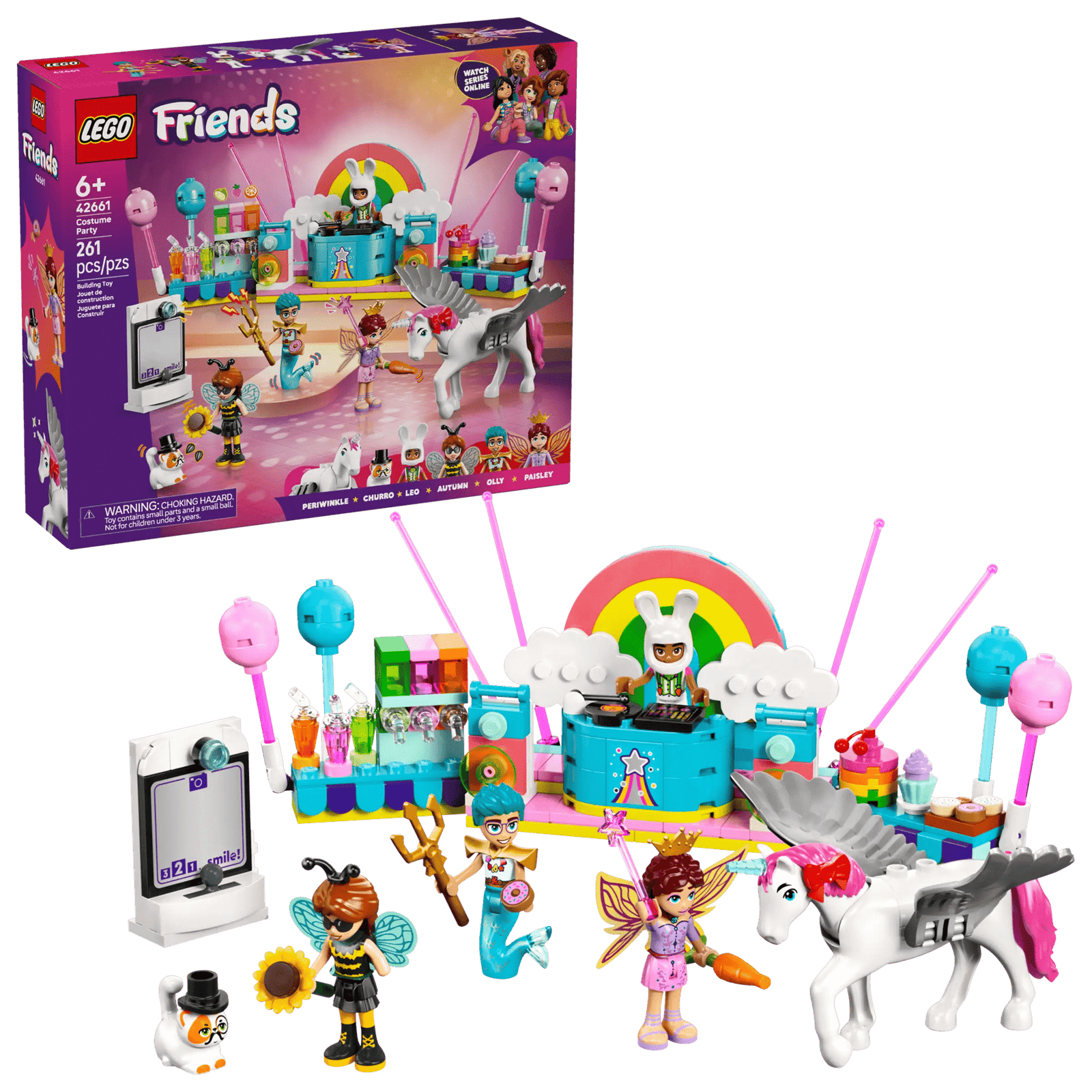 Lego Friends 42661 Yksisarvisen ja Keijun Naamiaisjuhlat