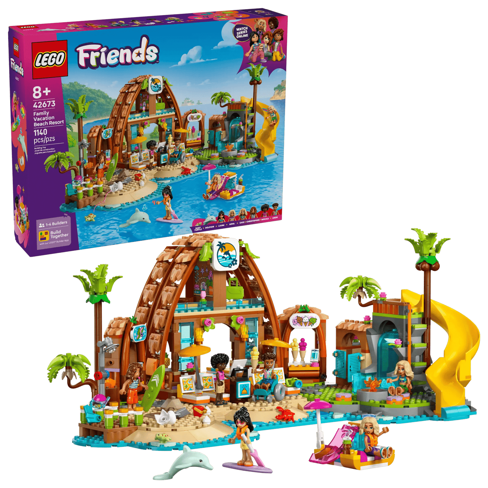 Lego Friends 42673 Koko Perheen Lomakohde Meren Rannalla