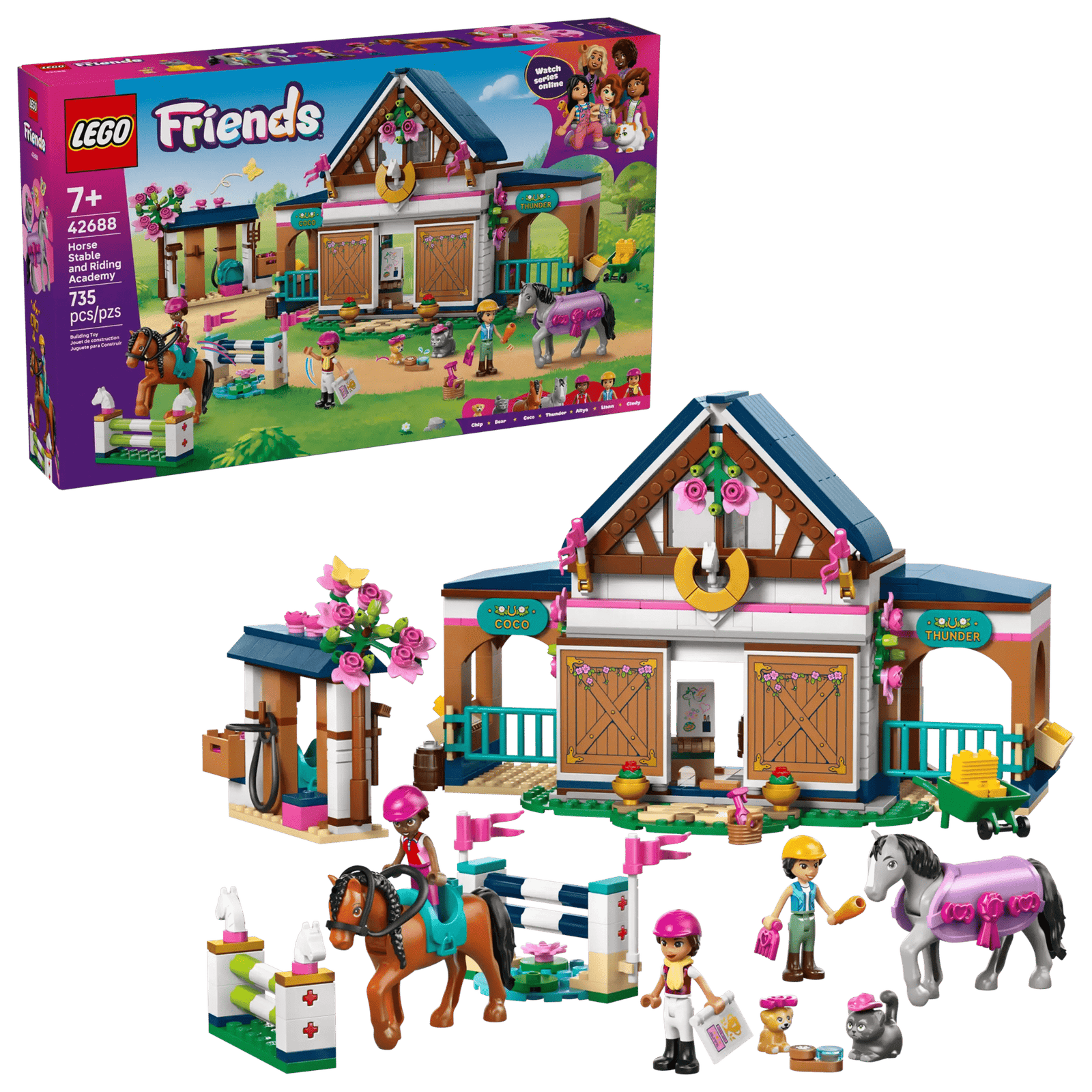 Lego Friends 42688 Hevostalli ja Ratsastuskoulu