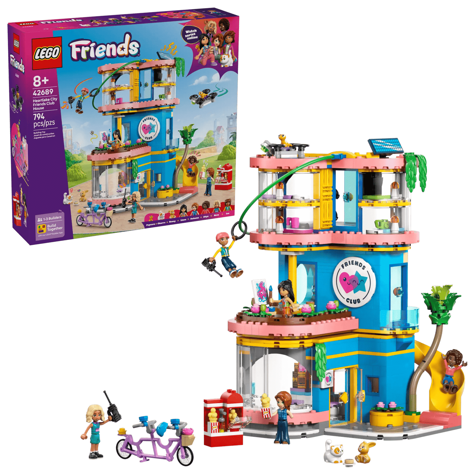 Lego Friends 42689 Heartlake Cityn Ystävysten Kerhotalo