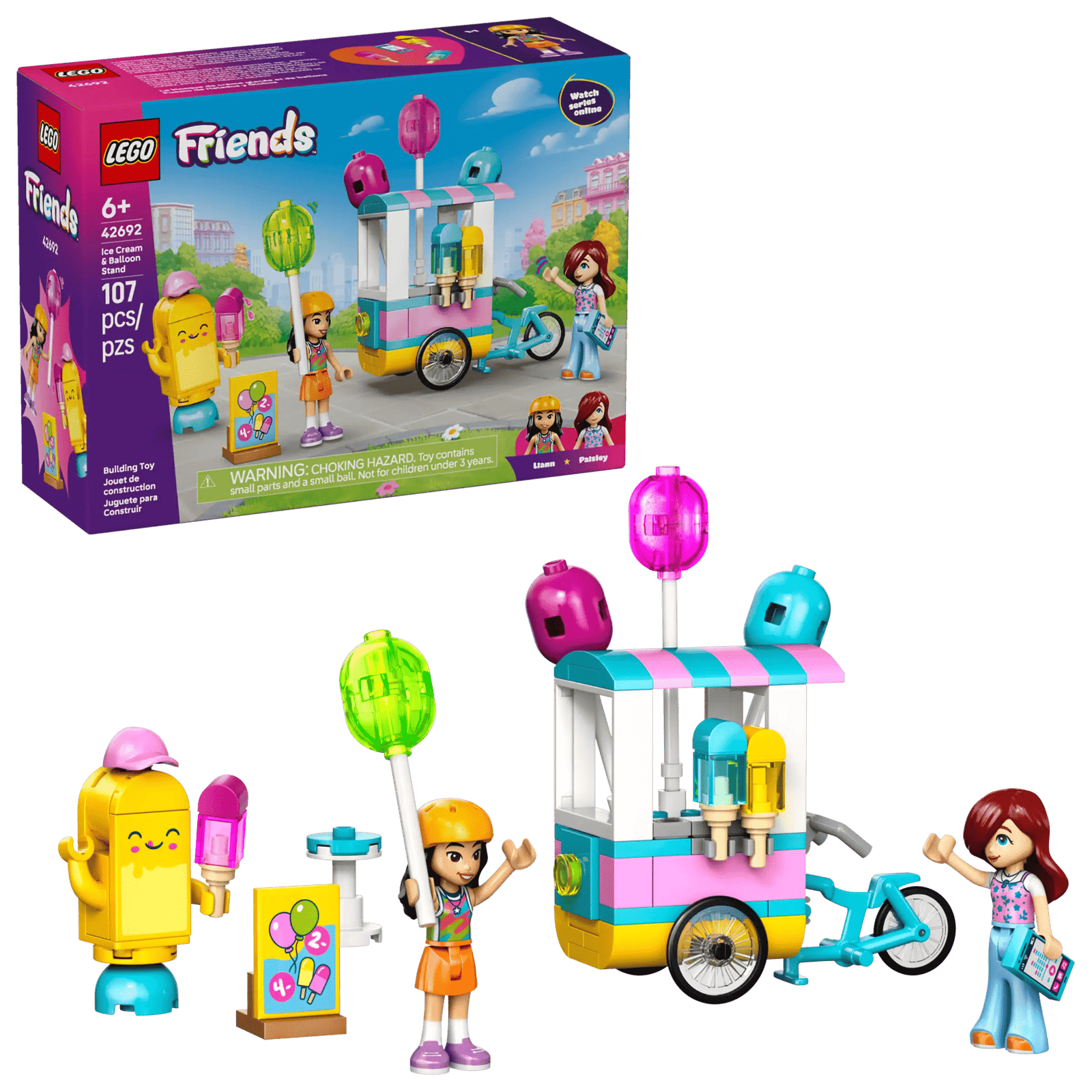 Lego Friends 42692 Jäätelö ja Ilmapallokoju