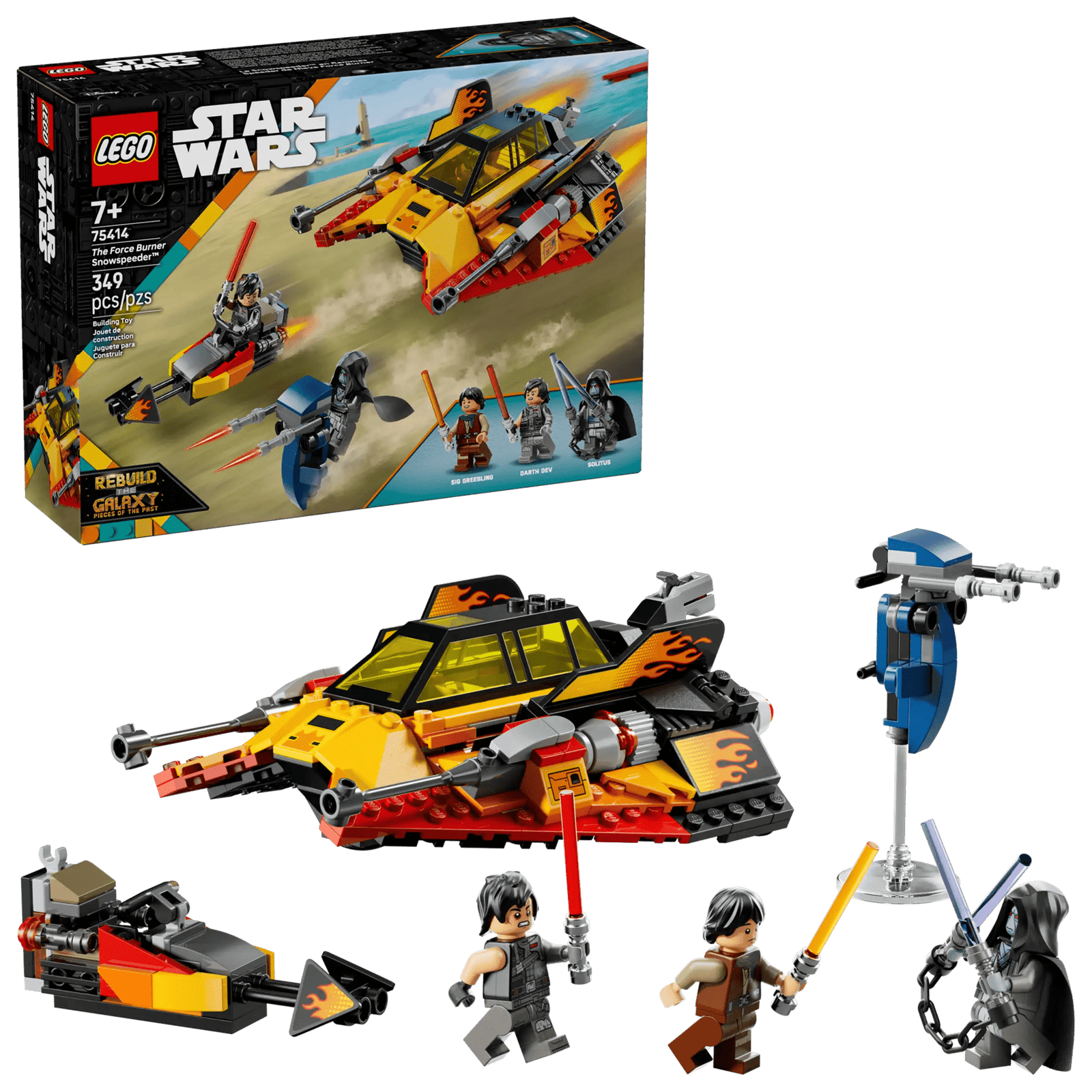 Lego Star Wars 75414 Force Burner Lumikiituri