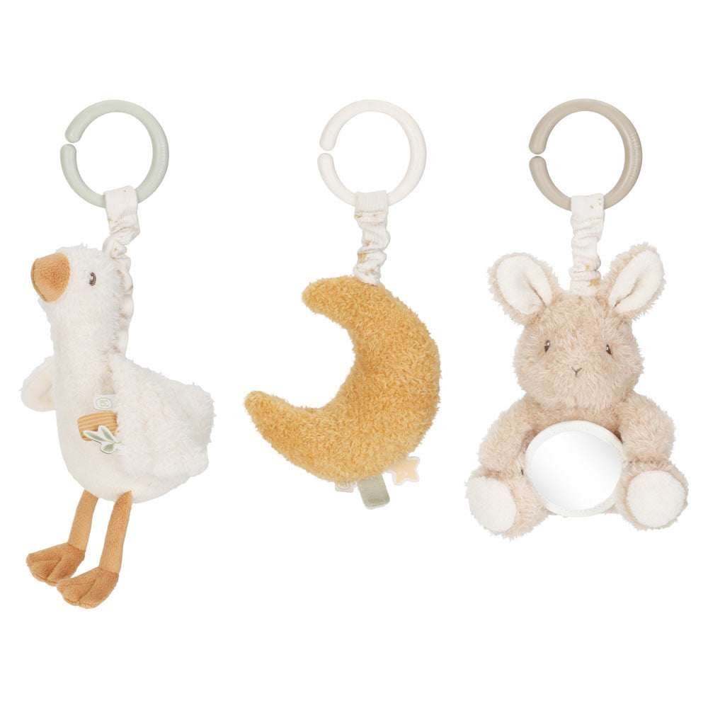 Little Dutch Newborn Naturals Vaunulelu/Pehmoriipukset 3kpl