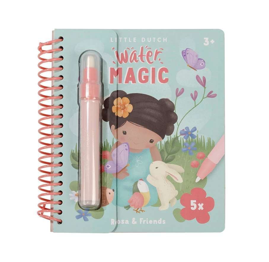 Little Dutch Water Magic Book Vesiväritys Rosa & Friends