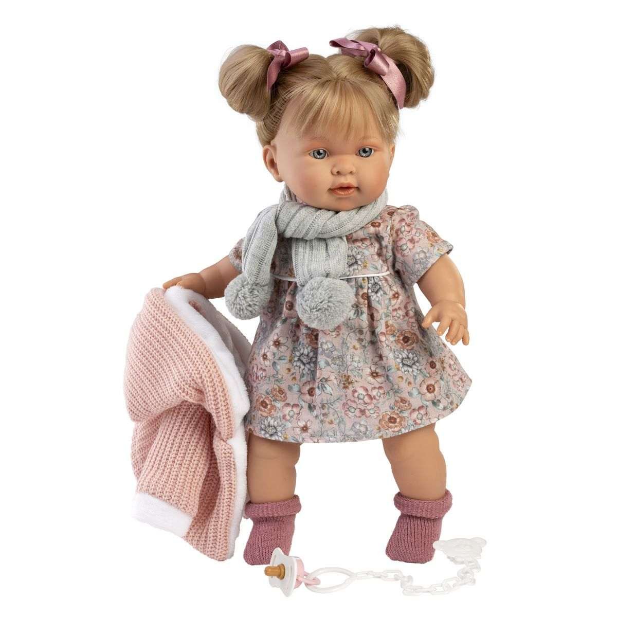 Llorens Alexandra 42cm Pehmeävartaloinen Nukke Saparoilla