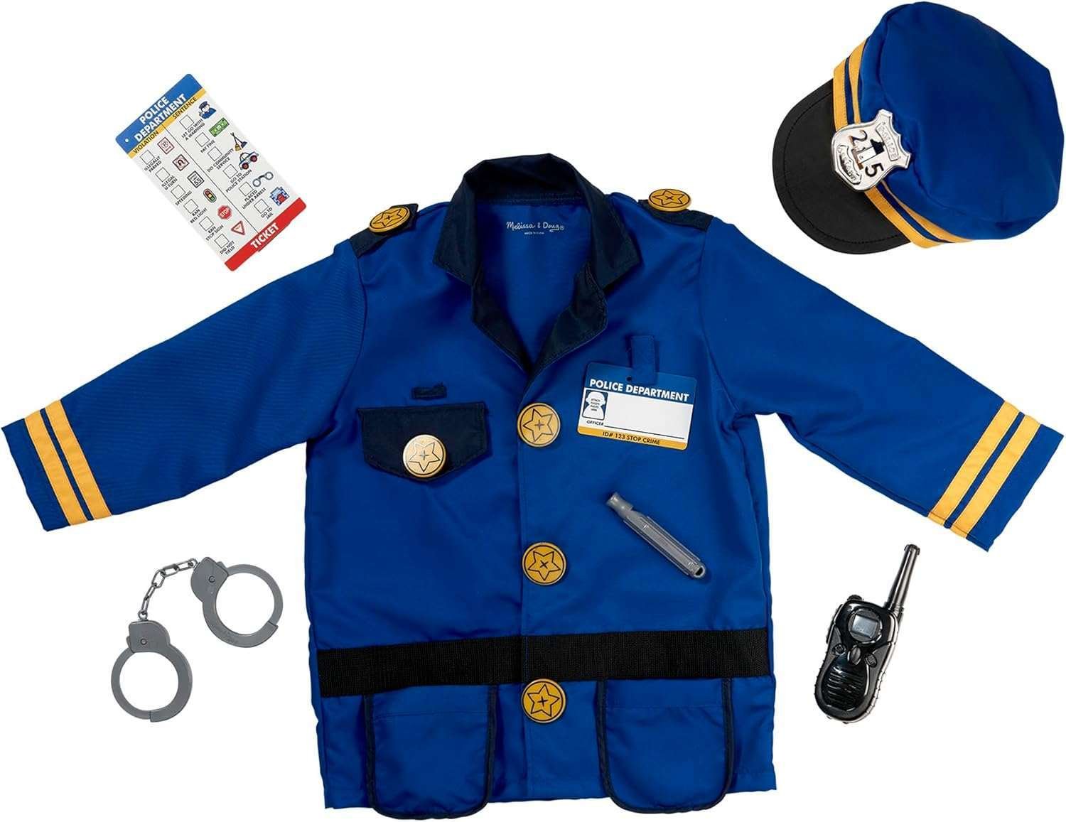 Melissa & Doug Lasten Poliisin Asu Tarvikkeineen