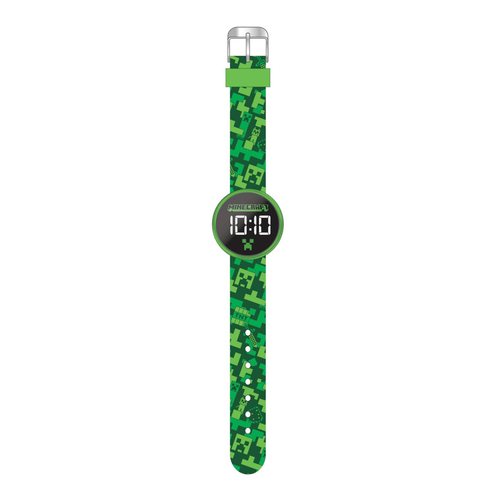 Minecraft LED Lasten Kello Pyöreällä Kellotaululla